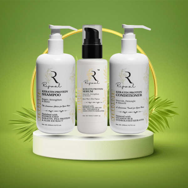 Rijwal Keraorder Keratin protein shampoo conditioner serum combo